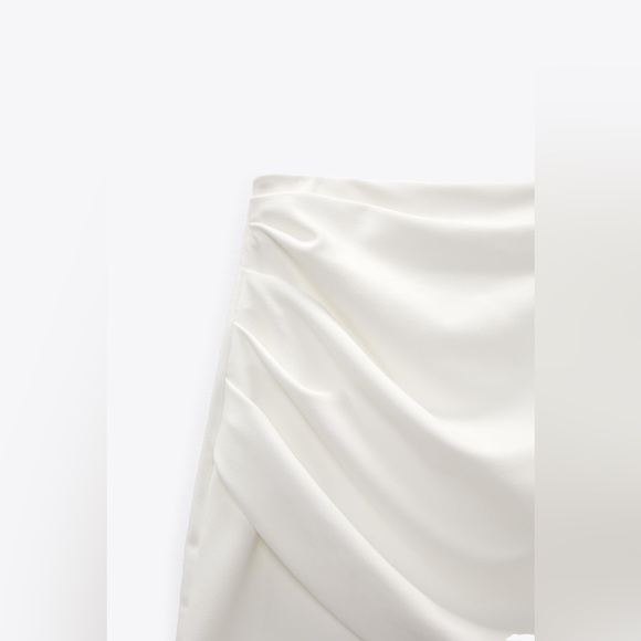 Zara Draped Mini Skirt - Picture 6 of 14